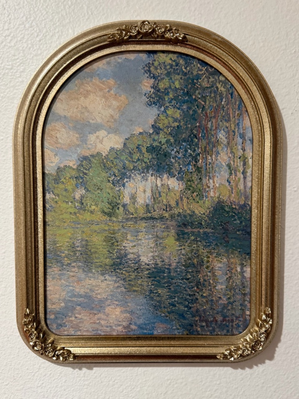 11x14” Poplars on the Banks of the River Epte by Claude Monet
